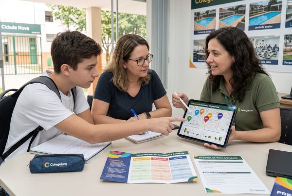 Como escolher a unidade do Coleguium