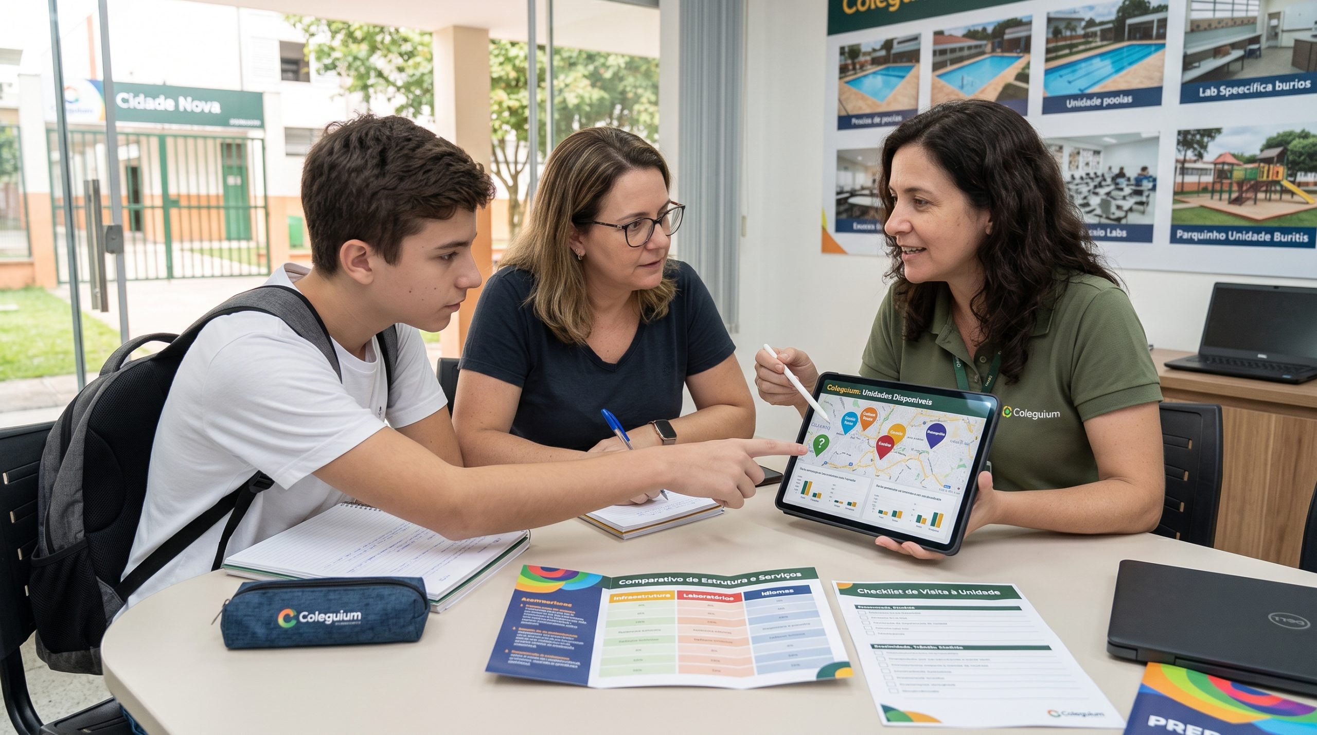 Como escolher a unidade do Coleguium